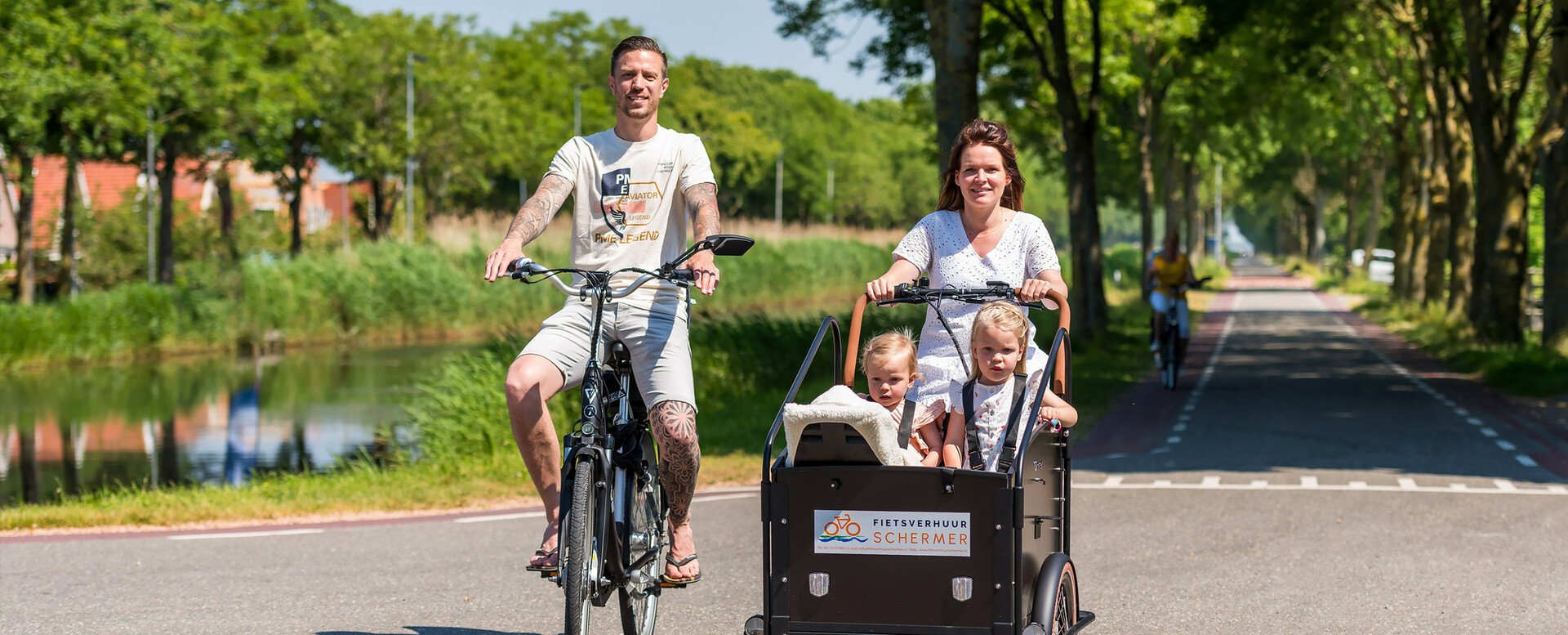 Explore the most beautiful cycling routes of the Schermer on the e-bikes of Fietsverhuur Schermer